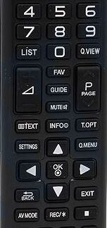 Afstandsbediening LG AKB73715679